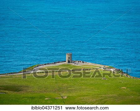 O'Brian's Tower, lookout tower on Cliffs of Moher, County Clare, Ireland, Europe View Large Photo Image Stock Image - O'Brian's Tower, lookout tower on Cliffs of Moher, County Clare, Ireland, Europe. Fotosearch