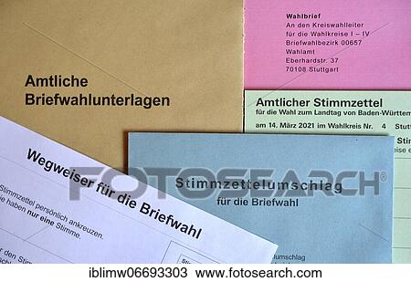 Official postal voting documents, Landtag election Baden-Württemberg on 14. 03. 2021, Germany, Europe View Large Photo Image Stock Image - Official postal voting documents, Landtag election Baden-Württemberg on 14. 03. 2021, Germany, Europe. Fotosearch
