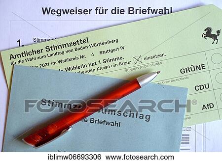Official postal voting documents, Landtag election Baden-Württemberg on 14. 03. 2021, Germany, Europe View Large Photo Image Stock Photograph - Official postal voting documents, Landtag election Baden-Württemberg on 14. 03. 2021, Germany, Europe. Fotosearch