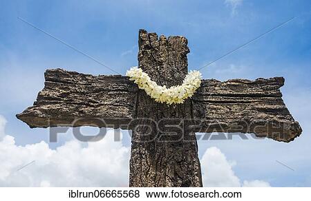 Old christian cross, Wallis, Wallis and Futuna, Oceania View Large Photo Image Stock Photo - Old christian cross, Wallis, Wallis and Futuna, Oceania. Fotosearch