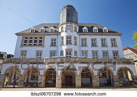 Old town hall, Menden, Sauerland, North Rhine-Westphalia, Germany, Europe View Large Photo Image Stock Photo - Old town hall, Menden, Sauerland, North Rhine-Westphalia, Germany, Europe. Fotosearch