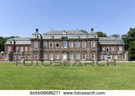 Stock Image - Oranienburg in the west garden of Nordkirchen Castle, originally orangery, later park castle, today administration of the North Rhine-Westphalia University of Finance, Nordkirchen, Münsterland, North Rhine-Westphalia, Germany, Europe. Fotosearch