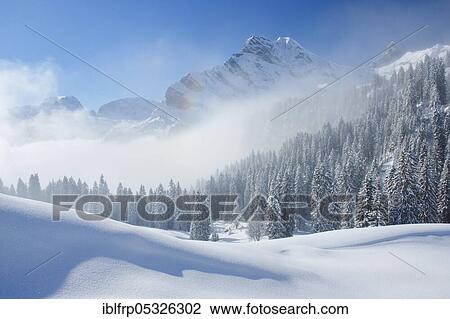 Stock Image - Ortstock, Glarus Alps, Switzerland, Europe. Fotosearch