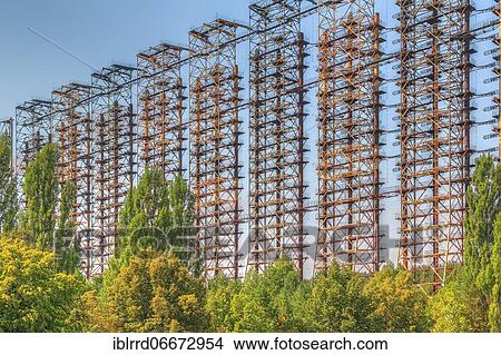 Over horizon radar Woodpecker DUGA-3, Lost Place, Chernobyl exclusion zone, Ukraine, Europe View Large Photo Image Picture - Over horizon radar Woodpecker DUGA-3, Lost Place, Chernobyl exclusion zone, Ukraine, Europe. Fotosearch