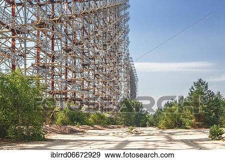 Over horizon radar Woodpecker DUGA-3, Lost Place, Chernobyl exclusion zone, Ukraine, Europe View Large Photo Image Stock Photo - Over horizon radar Woodpecker DUGA-3, Lost Place, Chernobyl exclusion zone, Ukraine, Europe. Fotosearch