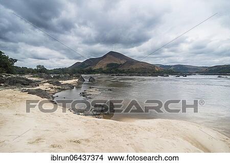 Picture - Overlook over the Ogoolle River, Unesco world heritage sight Lope national park, Gabon, Africa. Fotosearch