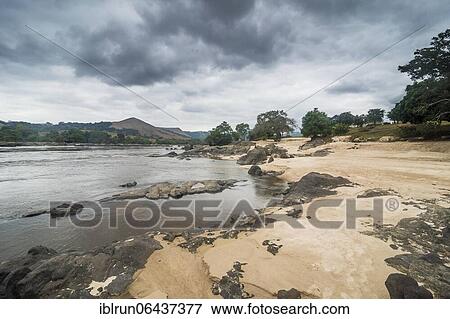 Overlook over the Ogoolle River, Unesco world heritage sight Lope national park, Gabon, Africa View Large Photo Image Stock Photo - Overlook over the Ogoolle River, Unesco world heritage sight Lope national park, Gabon, Africa. Fotosearch