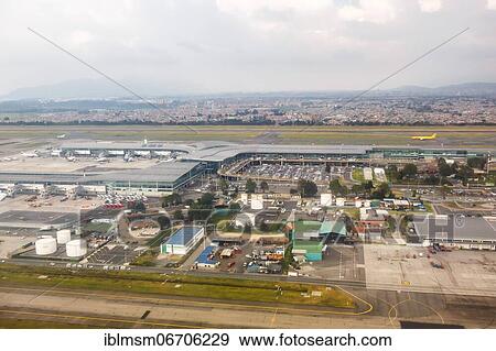 Stock Photo - Overview Bogota Airport, Colombia, South America. Fotosearch