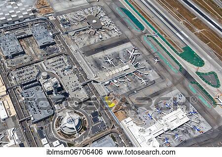 Overview Terminals of Los Angeles Airport, USA, North America View Large Photo Image Stock Photograph - Overview Terminals of Los Angeles Airport, USA, North America. Fotosearch