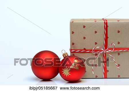 Packages and Christmas tree balls View Large Photo Image Stock Photo - Packages and Christmas tree balls. Fotosearch