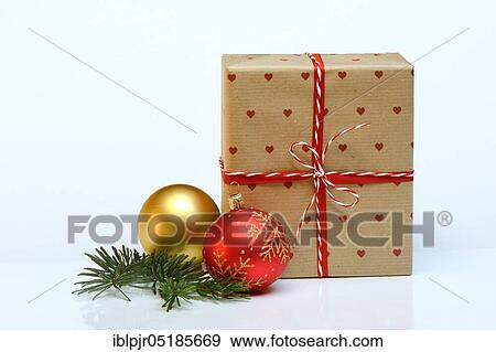 Packages and Christmas tree balls View Large Photo Image Stock Photo - Packages and Christmas tree balls. Fotosearch