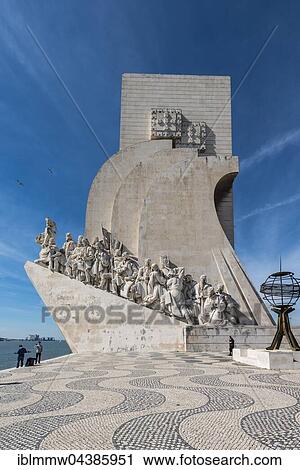 Stock Image - Padrão dos Descobrimentos, Monument to the Discoveries, Belém, Lisbon, Portugal, Europe. Fotosearch
