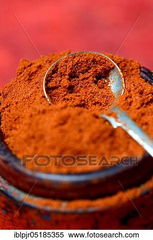 Paprika powder in spoon, chili, chili powder ( Capsicum annuum) View Large Photo Image Stock Photography - Paprika powder in spoon, chili, chili powder ( Capsicum annuum). Fotosearch