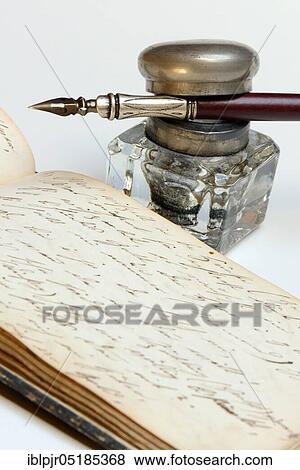 Penholder, old diary, old handwriting View Large Photo Image Stock Photo - Penholder, old diary, old handwriting. Fotosearch