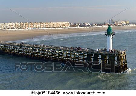 Port entrance and beach, Calais, France, Europe View Large Photo Image Stock Photograph - Port entrance and beach, Calais, France, Europe. Fotosearch