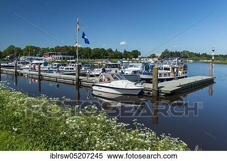 Port of Barssel, Lower Saxony, Germany, Europe View Large Photo Image Stock Photography - Port of Barssel, Lower Saxony, Germany, Europe. Fotosearch