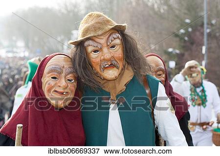 Portrait mask of Swabian-Alemannic carnival, Burgrieden, Baden-Württemberg, Germany, Europe View Large Photo Image Stock Photo - Portrait mask of Swabian-Alemannic carnival, Burgrieden, Baden-Württemberg, Germany, Europe. Fotosearch