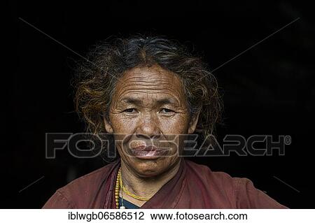 Portrait of an elderly woman, Dolpo, Nepal, Asia View Large Photo Image Stock Image - Portrait of an elderly woman, Dolpo, Nepal, Asia. Fotosearch