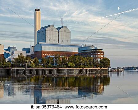 Power plant Tiefstack, Hamburg Germany View Large Photo Image Picture - Power plant Tiefstack, Hamburg Germany. Fotosearch