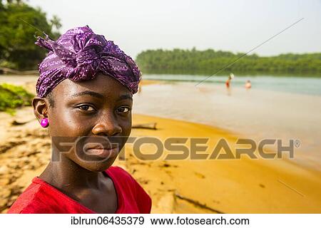 Pretty young girl, in a local village, Buchanan, Liberia, Africa View Large Photo Image Stock Photo - Pretty young girl, in a local village, Buchanan, Liberia, Africa. Fotosearch