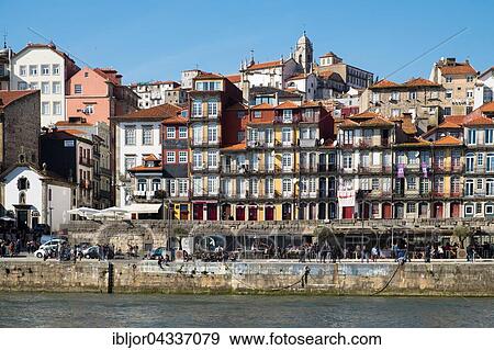 Promenade, Ribeira historic centre, Porto, UNESCO World Heritage Site, Portugal, Europe View Large Photo Image Stock Photo - Promenade, Ribeira historic centre, Porto, UNESCO World Heritage Site, Portugal, Europe. Fotosearch
