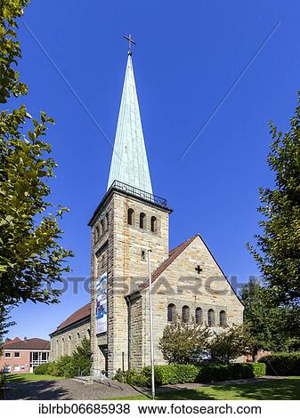 Protestant Christ Church, Dülmen, Münsterland, North Rhine-Westphalia, Germany, Europe View Large Photo Image Stock Photo - Protestant Christ Church, Dülmen, Münsterland, North Rhine-Westphalia, Germany, Europe. Fotosearch