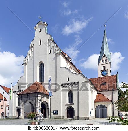 Protestant parish church St. Mang, Kempten, Allgäu, Bavaria, Germany, Europe View Large Photo Image Stock Photo - Protestant parish church St. Mang, Kempten, Allgäu, Bavaria, Germany, Europe. Fotosearch
