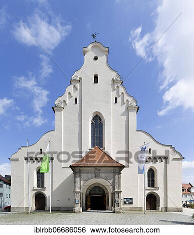 Stock Photograph - Protestant parish church St. Mang, Kempten, Allgäu, Bavaria, Germany, Europe. Fotosearch