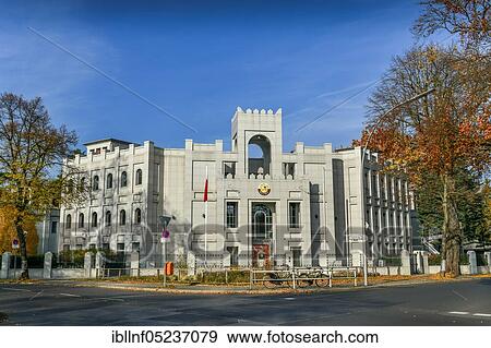 Qatar Embassy, Hagenstraße, Roseneck, Wilmersdorf, Berlin, Germany, Europe View Large Photo Image Stock Photo - Qatar Embassy, Hagenstraße, Roseneck, Wilmersdorf, Berlin, Germany, Europe. Fotosearch