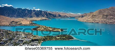 Queenstown, Otago, New Zealand, Oceania View Large Photo Image Stock Photography - Queenstown, Otago, New Zealand, Oceania. Fotosearch