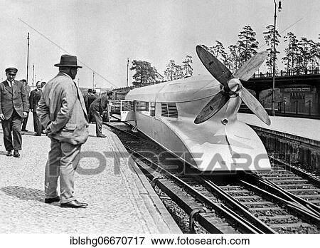 Rail Zeppelin, historical photo, ca. 1931, Berlin, Germany, Europe View Large Photo Image Stock Photo - Rail Zeppelin, historical photo, ca. 1931, Berlin, Germany, Europe. Fotosearch