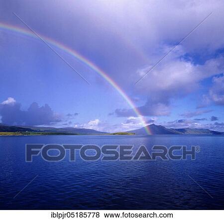 Rainbow, Isle of Skye, Scotland, United Kingdom, Europe View Large Photo Image Stock Photo - Rainbow, Isle of Skye, Scotland, United Kingdom, Europe. Fotosearch