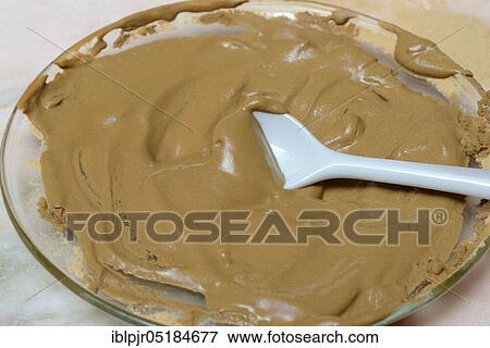 Red clay mixed with water, clay, healing earth powder View Large Photo Image Stock Photo - Red clay mixed with water, clay, healing earth powder. Fotosearch
