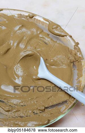Red clay mixed with water, clay, healing earth powder View Large Photo Image Stock Photo - Red clay mixed with water, clay, healing earth powder. Fotosearch