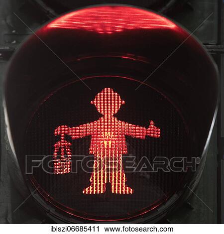 Red pedestrian traffic light man as miner with pit lamp, Castrop-Rauxel, Ruhr area, North Rhine-Westphalia, Germany, Europe View Large Photo Image Stock Image - Red pedestrian traffic light man as miner with pit lamp, Castrop-Rauxel, Ruhr area, North Rhine-Westphalia, Germany, Europe. Fotosearch