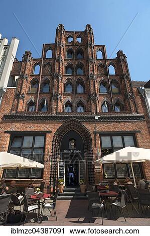 Restaurant Alter Schwede, oldest Wismar town house from 1380, Am Markt, Wismar, Mecklenburg-Western Pomerania, Germany, Europe View Large Photo Image Stock Image - Restaurant Alter Schwede, oldest Wismar town house from 1380, Am Markt, Wismar, Mecklenburg-Western Pomerania, Germany, Europe. Fotosearch