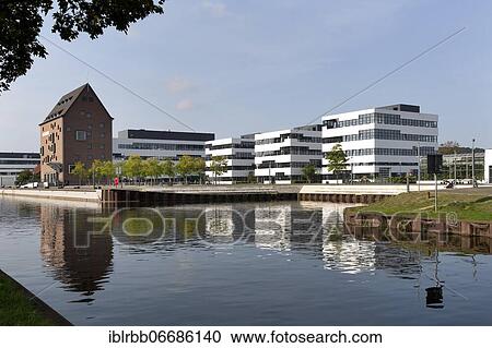 Rhine-Waal University of Applied Sciences, Kleve Campus on a former port site on the Spoykanal, Kleve, Lower Rhine, North Rhine-Westphalia, Germany, Europe View Large Photo Image Stock Image - Rhine-Waal University of Applied Sciences, Kleve Campus on a former port site on the Spoykanal, Kleve, Lower Rhine, North Rhine-Westphalia, Germany, Europe. Fotosearch