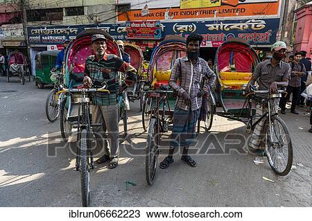 Rickshaw drivers in the bazaar, Dhaka, Bangladesh, Asia View Large Photo Image Stock Image - Rickshaw drivers in the bazaar, Dhaka, Bangladesh, Asia. Fotosearch