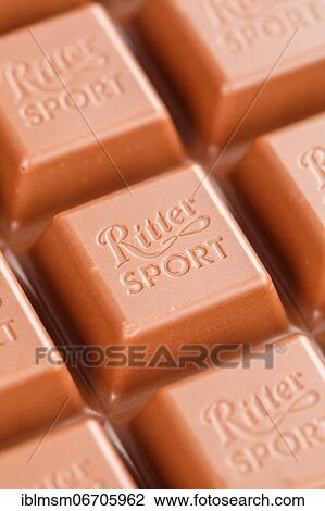 Ritter Sport chocolate bar chocolate logo, Germany, Europe View Large Photo Image Stock Image - Ritter Sport chocolate bar chocolate logo, Germany, Europe. Fotosearch