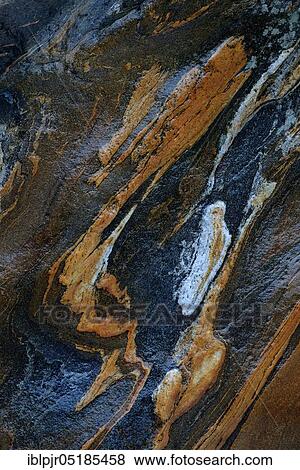 Stock Photo - Rock vein, Valle Verzasca, Ticino, Switzerland, Europe. Fotosearch