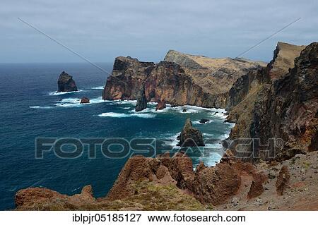 Rocky coast Ponta do Sao Lourenco, east coast of Madeira, Portugal, Europe View Large Photo Image Stock Photo - Rocky coast Ponta do Sao Lourenco, east coast of Madeira, Portugal, Europe. Fotosearch