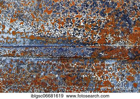Stock Photo - Rust and paint spots. Fotosearch