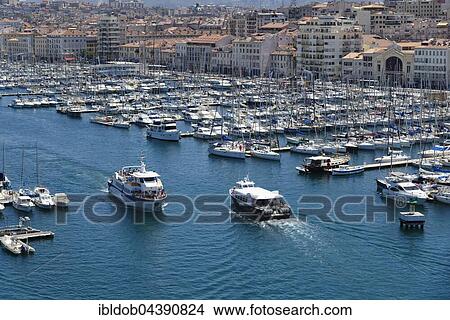 Sailboats and motor yachts, Old Port, Vieux Port, Marseille, Provence, Alpes, Cote d'Azur, France, Europe View Large Photo Image Picture - Sailboats and motor yachts, Old Port, Vieux Port, Marseille, Provence, Alpes, Cote d'Azur, France, Europe. Fotosearch