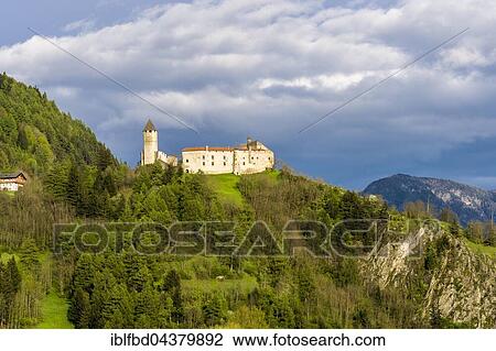 Schloss Sprechenstein-Pietra castle, Castel Pietra, located on a hill, Freienfeld, South Tyrol, Italy, Europe View Large Photo Image Stock Image - Schloss Sprechenstein-Pietra castle, Castel Pietra, located on a hill, Freienfeld, South Tyrol, Italy, Europe. Fotosearch