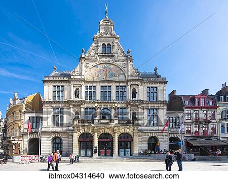 Schouwburg theater at Sint-Baafsplein, Ghent, Flanders, Belgium, Europe View Large Photo Image Stock Image - Schouwburg theater at Sint-Baafsplein, Ghent, Flanders, Belgium, Europe. Fotosearch