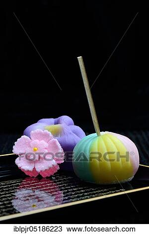 shi, Japanese sweets on tray with characters View Large Photo Image Stock Image - shi, Japanese sweets on tray with characters. Fotosearch
