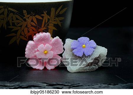 Stock Image - shi, Japanese sweets. Fotosearch