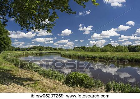 Soeste near Barssel, Oldenburger Münsterland, Lower Saxony, Germany, Europe View Large Photo Image Stock Photo - Soeste near Barssel, Oldenburger Münsterland, Lower Saxony, Germany, Europe. Fotosearch