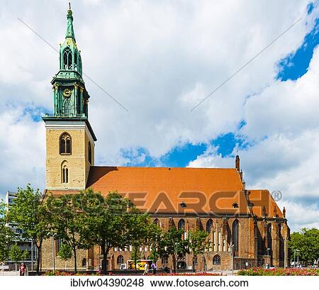 St. Mary's Church in Alexanderplatz, Berlin Mitte Berlin, Germany, Europe View Large Photo Image Stock Photo - St. Mary's Church in Alexanderplatz, Berlin Mitte Berlin, Germany, Europe. Fotosearch