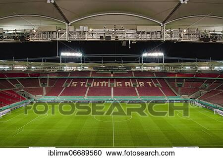 Stadium overview, logos and perimeter advertising DFB Cup, Mercedes-Benz Arena, Stuttgart, Baden-Württemberg, Germany, Europe View Large Photo Image Stock Image - Stadium overview, logos and perimeter advertising DFB Cup, Mercedes-Benz Arena, Stuttgart, Baden-Württemberg, Germany, Europe. Fotosearch